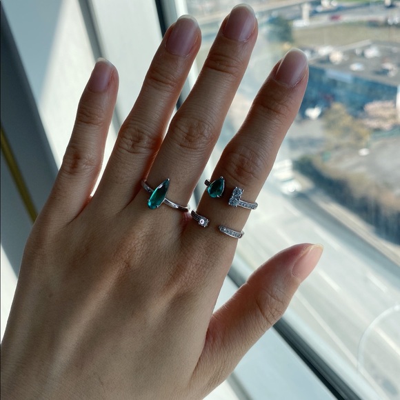 925 silver Ring Set - Picture 4 of 5